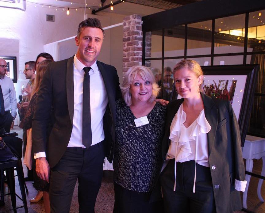Grace Forrest, Sally Irwin and Luke McLeod