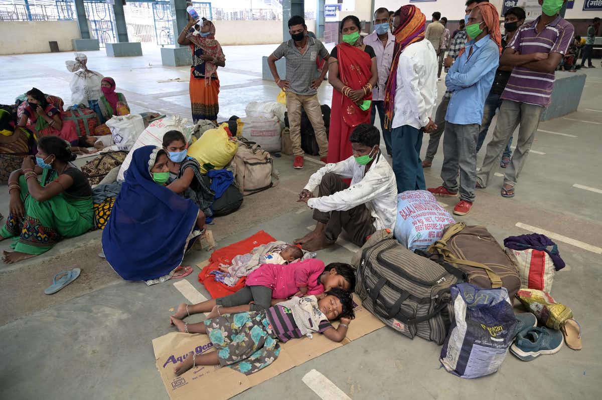 India workers