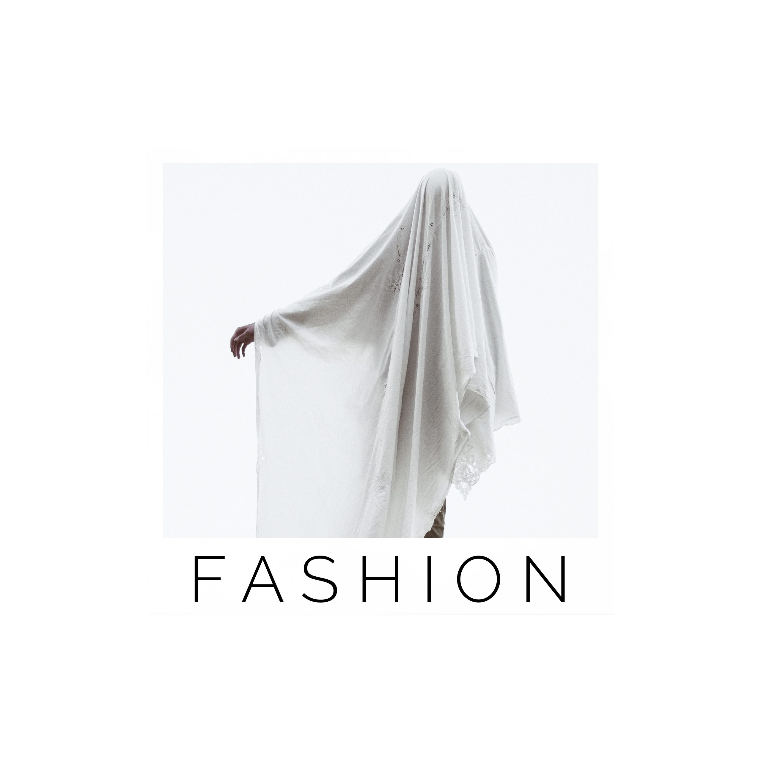 Cotton draped over a woman
