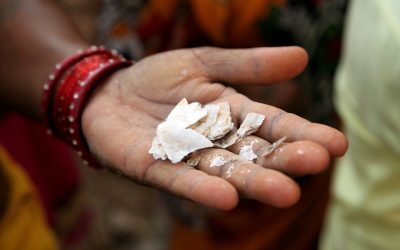 Mica. A Mineral that Children Mine.