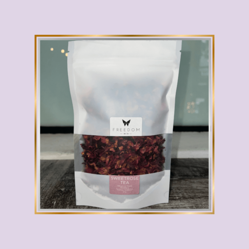 Organic, ethically sourced sweet rose herbal tea